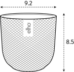 jazz rond mini 9cm lavendel lila